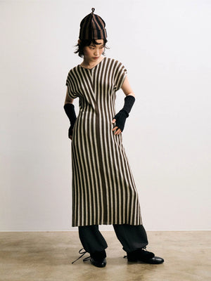 Kiseki Dress, Espresso/Chalk
