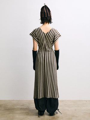 Kiseki Dress, Espresso/Chalk