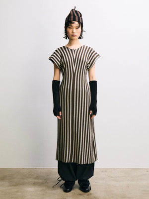 Kiseki Dress, Espresso/Chalk
