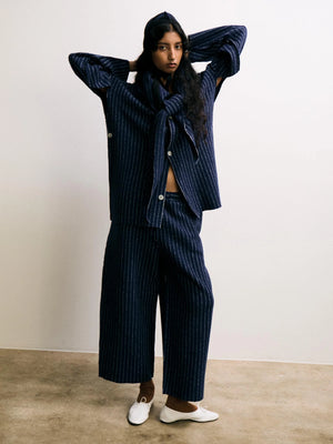 Mantello Cardigan, Midnight Blue