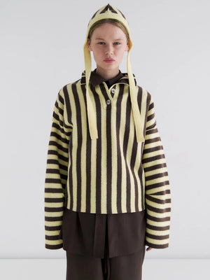 Shikai Polo Sweater, Butter Espresso