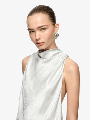Juna Maxi Dress, Silver