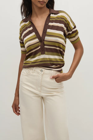Sable Polo Shirt, Espresso