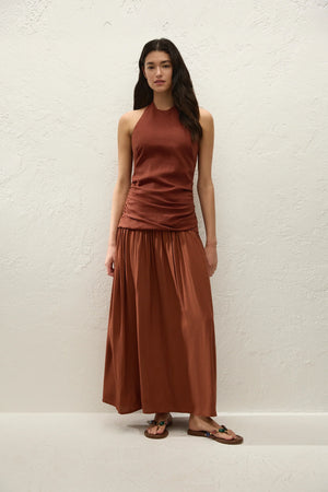 Tali Maxi Dress, Terracotta