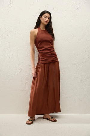 Tali Maxi Dress, Terracotta
