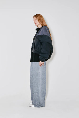 Serena 2in1 Zipped Hoodie, Grey