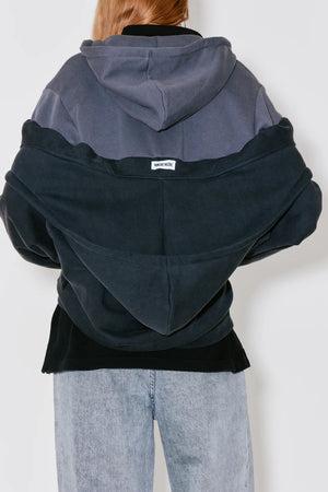 Serena 2in1 Zipped Hoodie, Grey