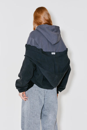 Serena 2in1 Zipped Hoodie, Grey