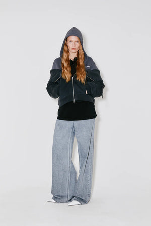 Serena 2in1 Zipped Hoodie, Grey