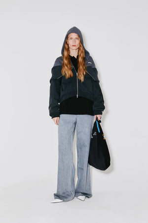 Serena 2in1 Zipped Hoodie, Grey