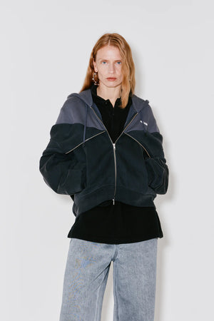 Serena 2in1 Zipped Hoodie, Grey