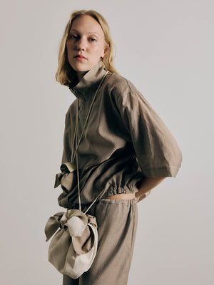 Sonno Shirt, Gingham Toffee