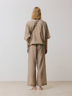 Sonno Shirt, Gingham Toffee