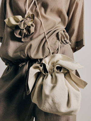 Sonno Shirt, Gingham Toffee