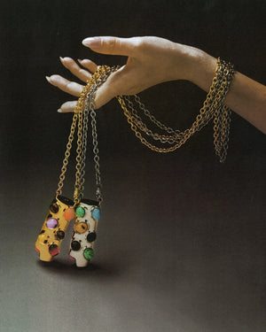 Gemstone Crossbody Lighter Case, Gold