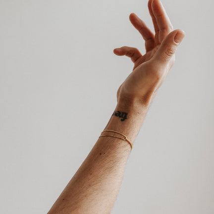 Fringe Mixed Bracelet, Gold