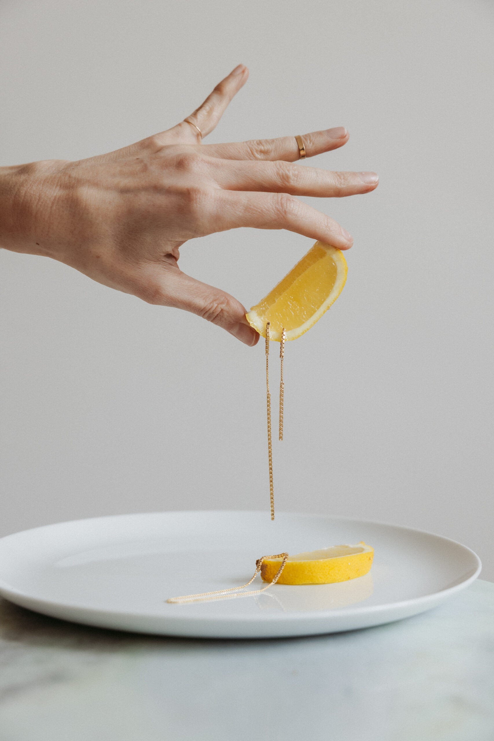 Fringe Mixed Earrings Short, Gold