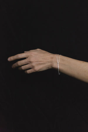 Fringe Mixed Bracelet, Silver