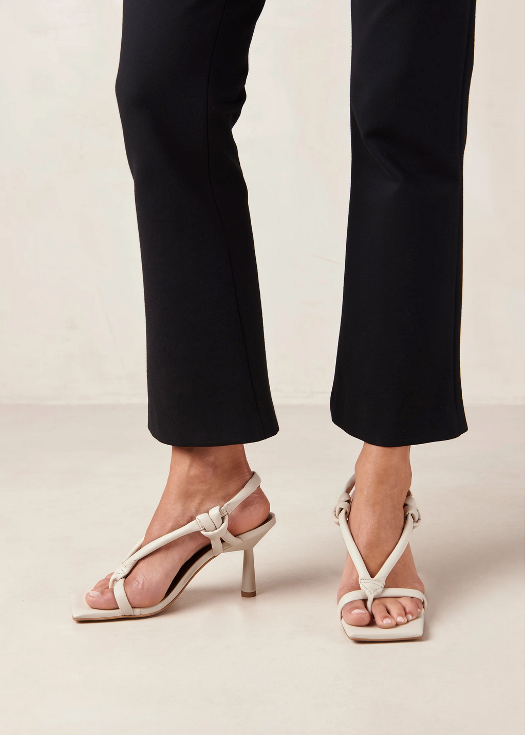 Sheila Heeled Sandal Cream