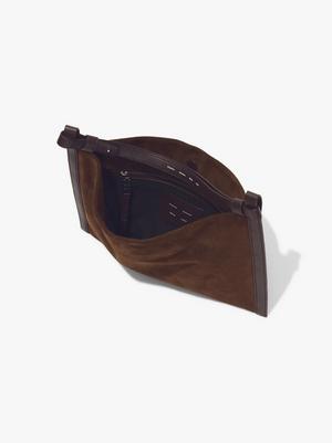 Minetta Bag, Brown Suede