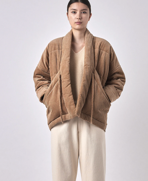Corduroy Sumo Puffer, Tobacco