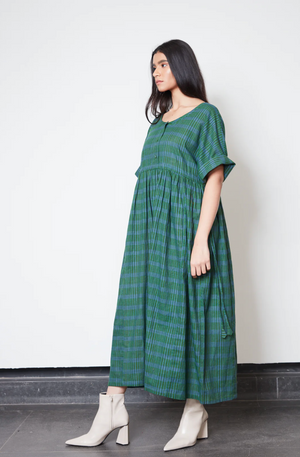 Blythe Drawstring Dress, Zen Stripe One Size Fits All