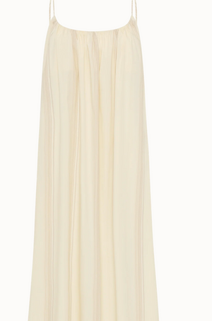 En Vau Maxi Dress, Taupe Stripe