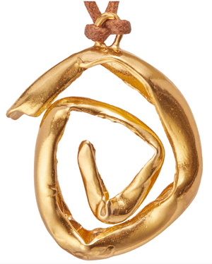 Espiral Necklace, Gold