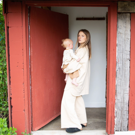 Resilient Wide Leg Sweatpant, Husk