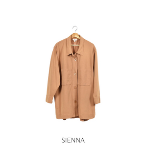 Nourish Shirt Jacket, Sienna One Size