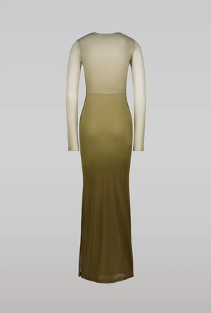 Dress 01.D6.24, Olive Mesh