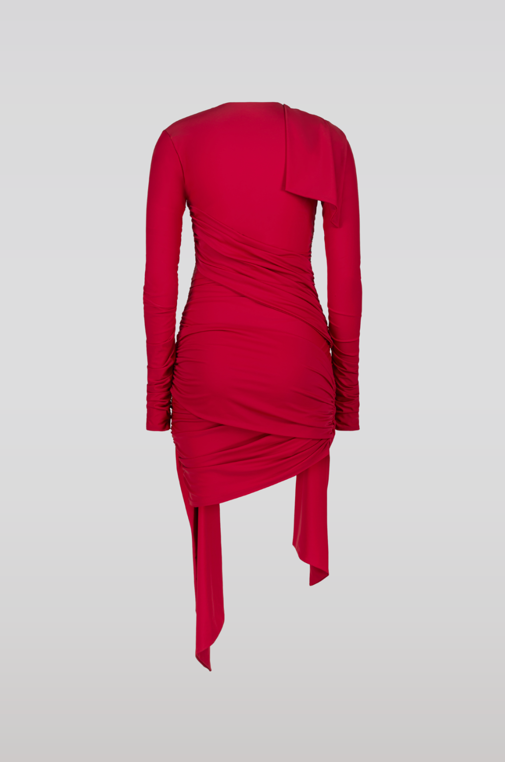Saemdi DRESS.12.D7.24 Red Sporty Jersey Dress M