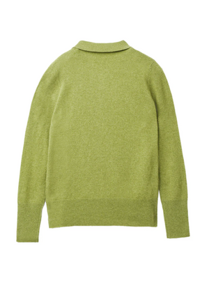 Classic Polo Sweater, Green Jeans