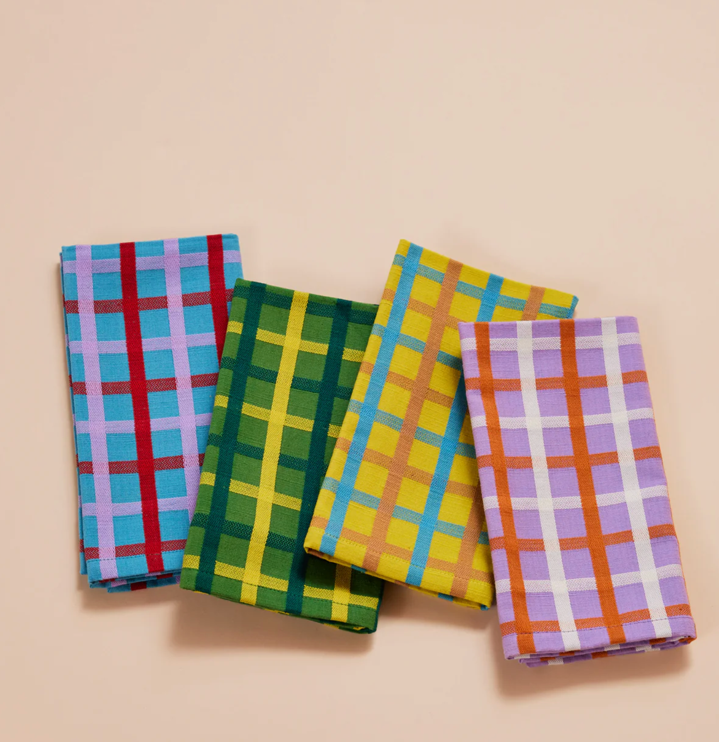 Plaid Napkin Set