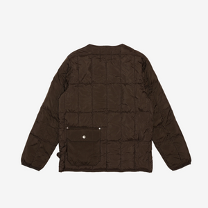 Work Crew Neck Down Jacket, Dark Brown