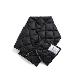 City Reversible Down Stole, Black