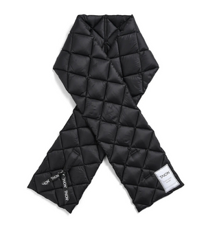 City Reversible Down Stole, Black