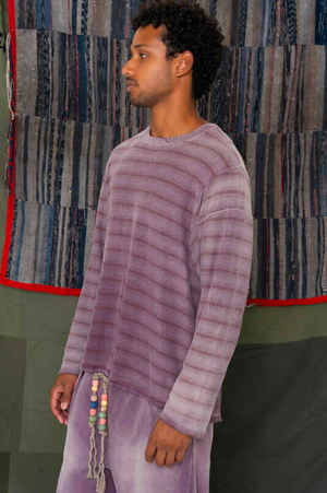 Derrick Tee, Mauve Stripe