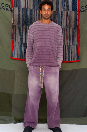 Derrick Tee, Mauve Stripe