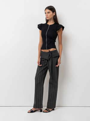 Dusk Pant, Black Stripe