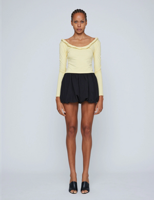 Ophelia Long Sleeve, Lemon