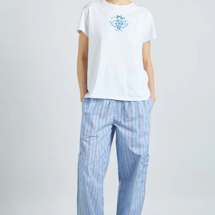 Harrison w/  Ties, Bold Blue Stripe