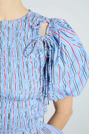 Becca Blouse, Bold Blue Stripe