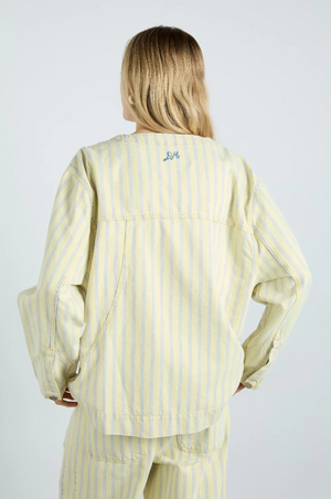 Luca Jacket, Butter Business Stripe