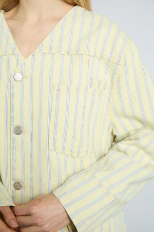 Luca Jacket, Butter Business Stripe