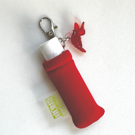 Chapstick Coozie Charm- Red