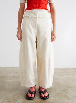 Domu Pants, Chalk