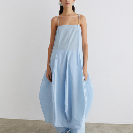 Piuma Dress, Ice Blue