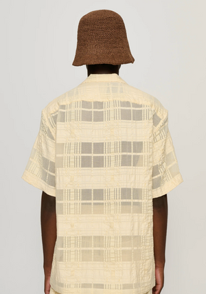Ture Short Sleeve Shirt Beige Check