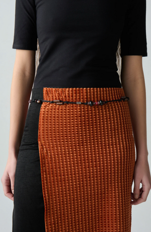 Perlen Belt, Beige